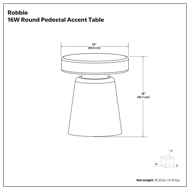 Robbie - Handcrafted Accent Table - R&R Furniture Gallery (Fountain Valley, CA)