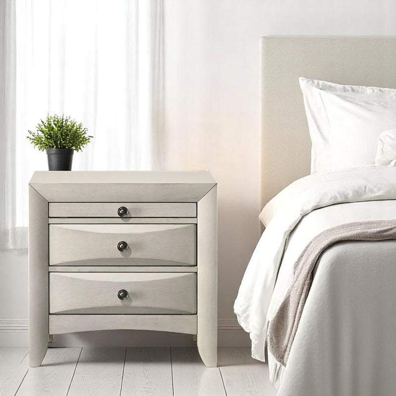 Ramondi - Nightstand - Antique White - R&R Furniture Gallery (Fountain Valley, CA)