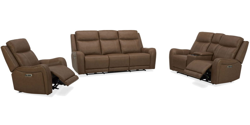 Haywood - Power Reclining Sofa Set - R&R Furniture Gallery (Fountain Valley, CA)