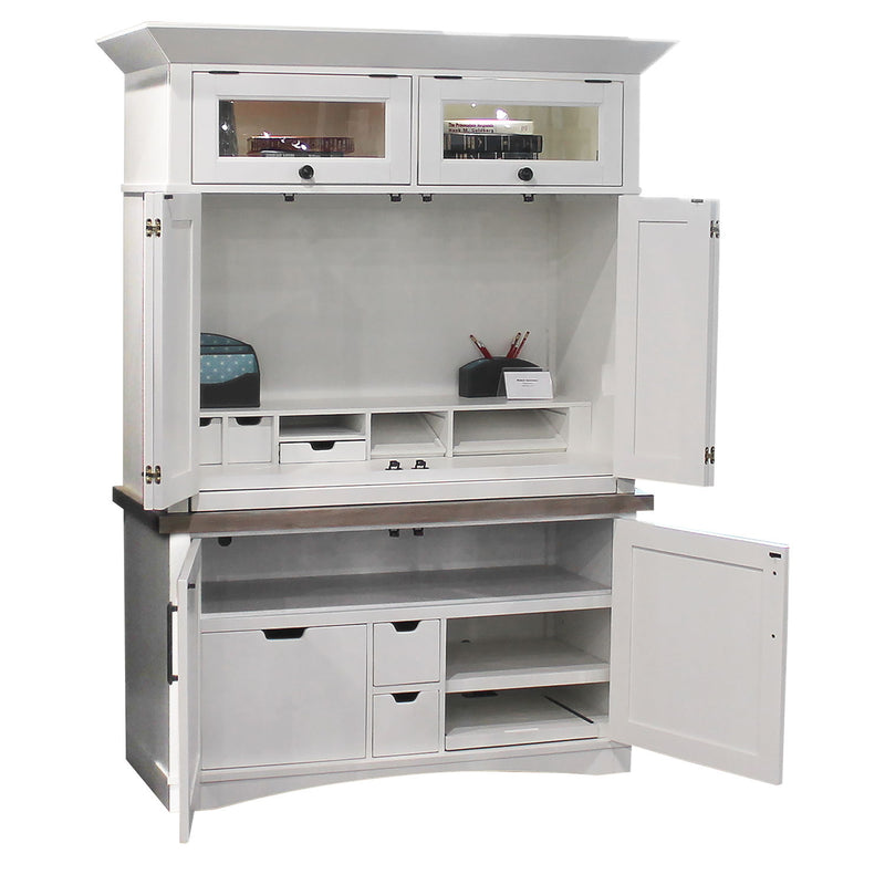 Americana Modern - Workstation with LED Light - R&R Furniture Gallery (Fountain Valley, CA)