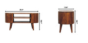 Cortez - Media Unit - Chestnut - R&R Furniture Gallery (Fountain Valley, CA)
