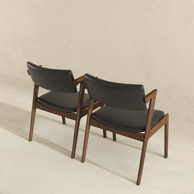 Edwin - Mid-Century Modern Dining Chair (Set of 2) - R&R Furniture Gallery (Fountain Valley, CA)