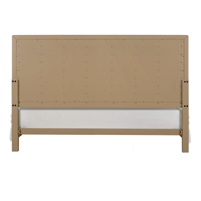 Panel Bed Frame With Unique Headboard And Included Slats - R&R Furniture Gallery (Fountain Valley, CA)
