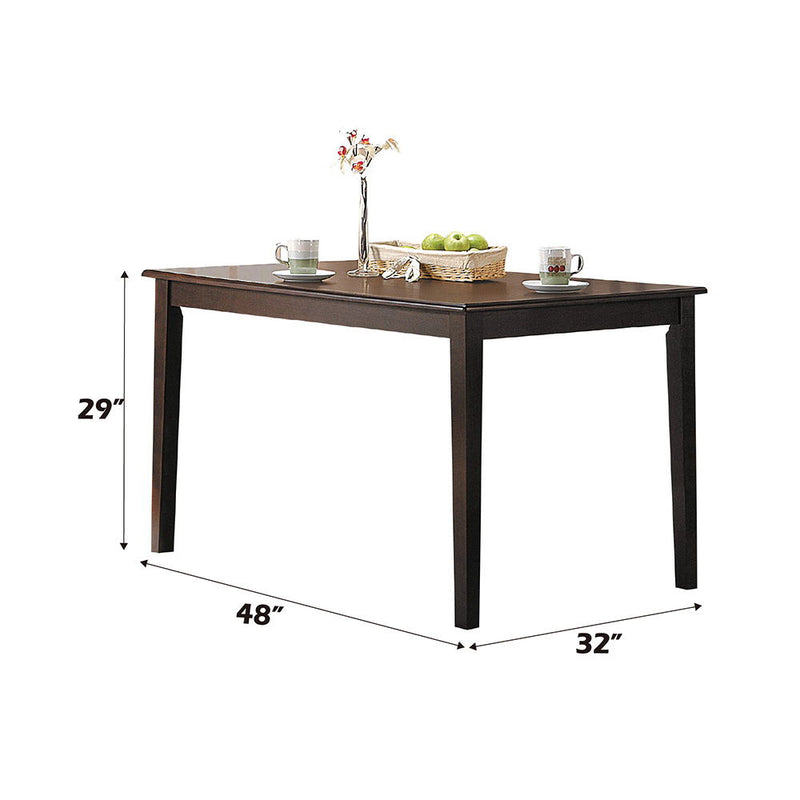 Cardiff - 48" Dining Table - Espresso - R&R Furniture Gallery (Fountain Valley, CA)
