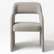 Bishop - Modern Grey Fabric Dining Chair — view 5