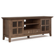 Acadian - TV Media Stand - Rustic Natural Aged Brown - R&R Furniture Gallery (Fountain Valley, CA)