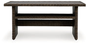 Brook Ranch - Rect Multi-use Table - Brown - R&R Furniture Gallery (Fountain Valley, CA)