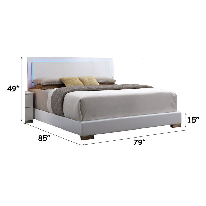 Lorimar - Bed (HB w/LED) - R&R Furniture Gallery (Fountain Valley, CA)