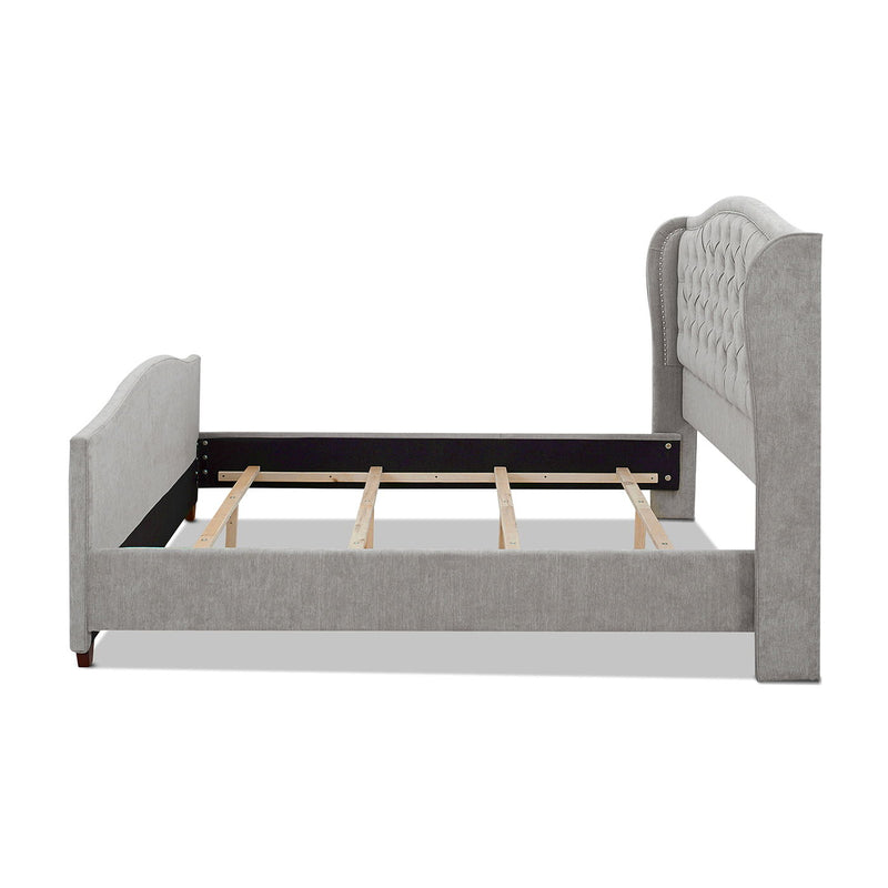 Marcella - Upholstered Shelter Headboard Bed Set - R&R Furniture Gallery (Fountain Valley, CA)