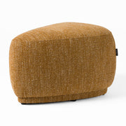 Kinsey - Modern Mustard Small River Rock Ottoman — view 3