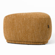 Kinsey - Modern Mustard Small River Rock Ottoman — view 2
