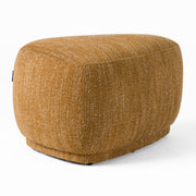 Kinsey - Modern Mustard Small River Rock Ottoman — view 5