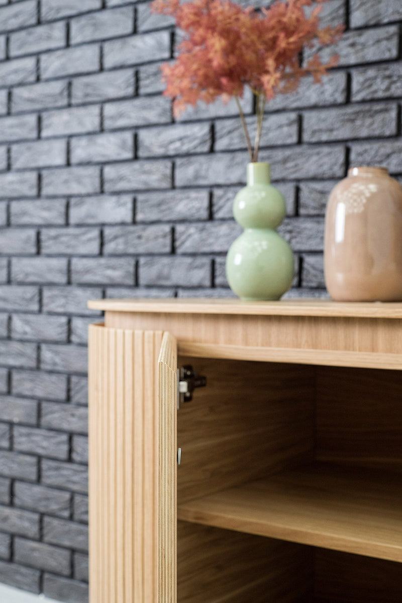 Miami - Modern Natural Oak Buffet — view 3