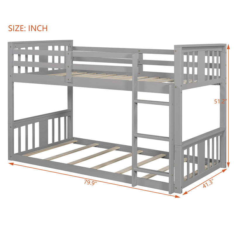 Solid Construction Bunk Bed & Ladder - R&R Furniture Gallery (Fountain Valley, CA)