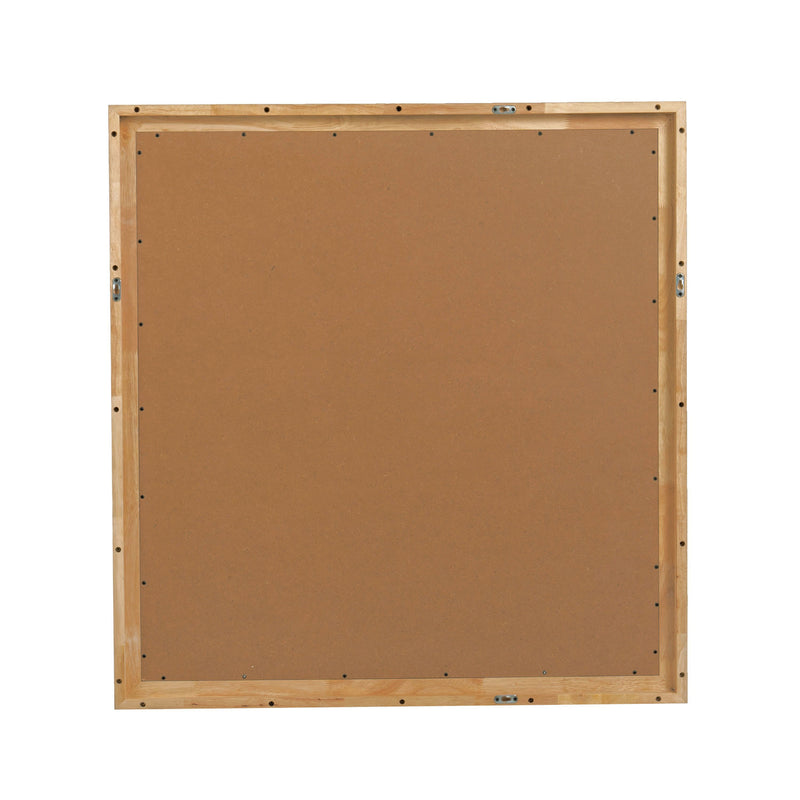 Santa Barbara - Modern Natural Rectangular Mirror — view 2