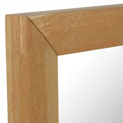 Santa Barbara - Modern Natural Rectangular Mirror — view 3