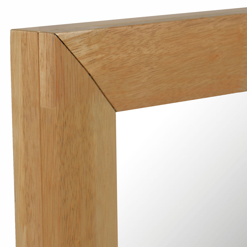 Santa Barbara - Modern Natural Rectangular Mirror — view 3