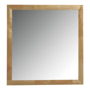 Santa Barbara - Modern Natural Rectangular Mirror — view 5