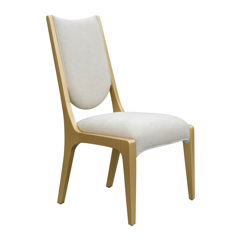 Scotts Square - Dining Side Chair (Set of 2) - Light Champagne - R&R Furniture Gallery (Fountain Valley, CA)