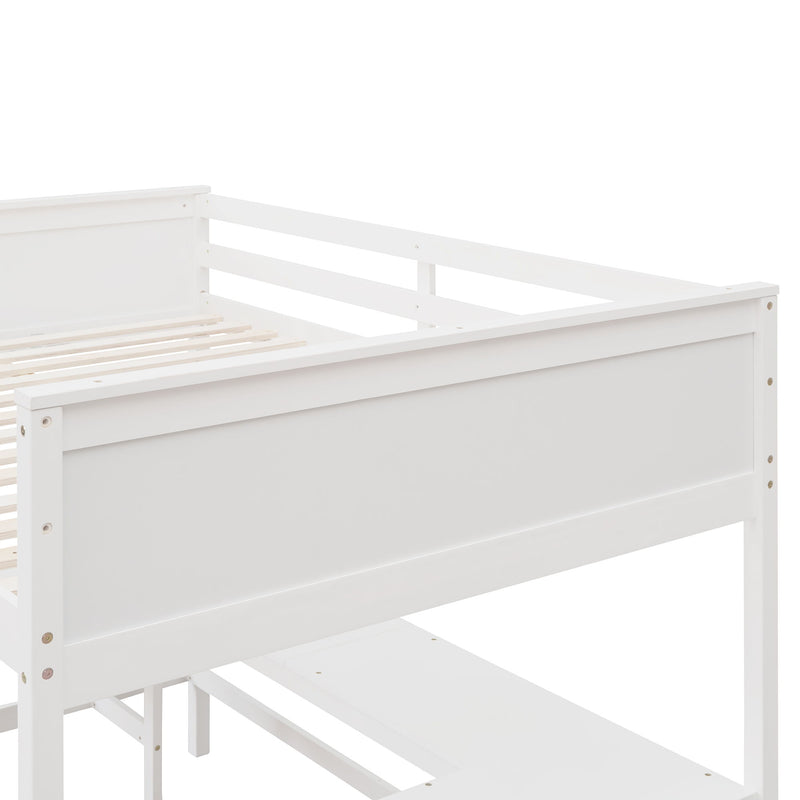 Loft Bed With Shelves With Desk - R&R Furniture Gallery (Fountain Valley, CA)