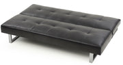 Glory Furniture Chroma sofa bed futon sofa with modern design, featuring a sleek gray fabric upholstery and a compact, versatile style.