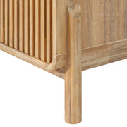 Mikala - Modern Natural Oak Nightstand — view 3