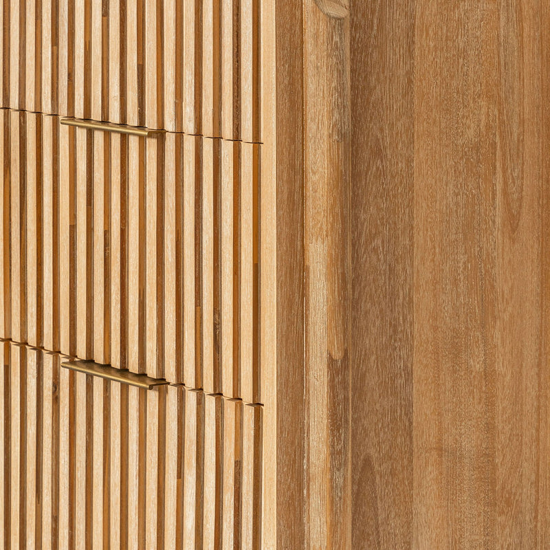 Mikala - Modern Natural Oak Chest — view 4