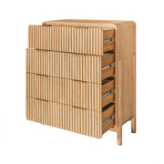Mikala - Modern Natural Oak Chest — view 2