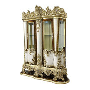 Desiderius - Curio - Antique Gold & Hand-Painted Brown - R&R Furniture Gallery (Fountain Valley, CA)