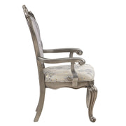 Ariadne - Arm Chair (Set of 2) - Velvet & Antique Platinum - R&R Furniture Gallery (Fountain Valley, CA)