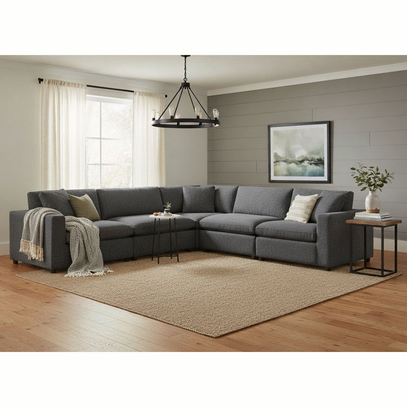 Cassandra - Modular 5 Piece Sectional - R&R Furniture Gallery (Fountain Valley, CA)