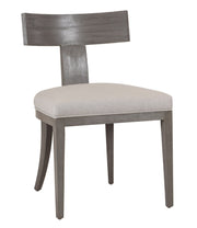 Fabien - Mid-Century Modern Beige Linen + Grey Wash Dining Chair (Set of 2) — view 5