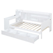 Daybed With 3 Drawers USB Ports And Desk - R&R Furniture Gallery (Fountain Valley, CA)