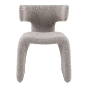Bergman - Modern Off-White Fabric Dining Chair — view 2