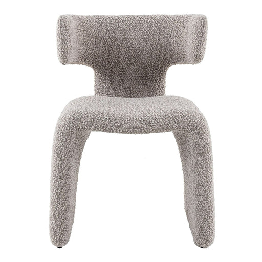 Bergman - Modern Off-White Fabric Dining Chair — view 2
