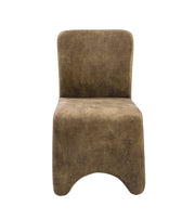 Ditka - Modern Camel Velvet Dining Chair (Set of 2) — view 4