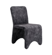 Ditka - Modern Grey Velvet Dining Chair (Set of 2) — view 2