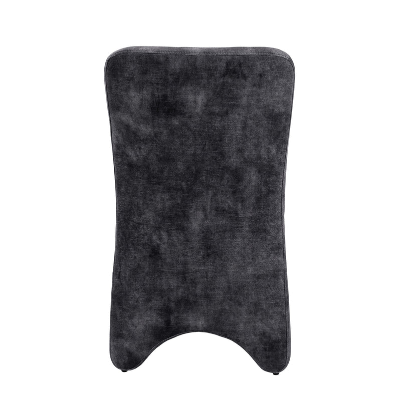 Ditka - Modern Grey Velvet Dining Chair (Set of 2) — view 5