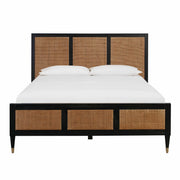 TOV Furniture Sierra panel bed with a modern design, featuring a sleek headboard and sturdy frame for contemporary bedroom decor.