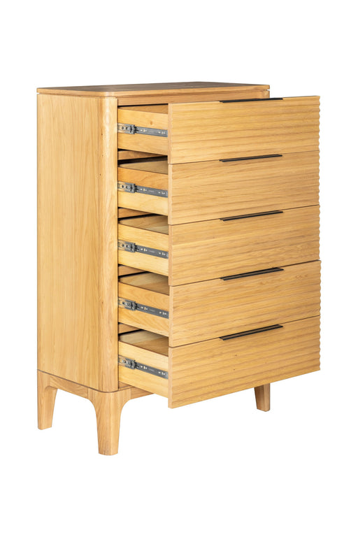 Seattle - Modern Natural Oak Chest — view 2