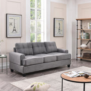 Glory Furniture Sandridge stationary sofa with plush upholstery and clean lines, perfect for modern living rooms.