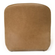 Donovan - Modern Brown Leather Accent Chair — view 5