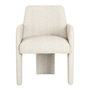Cando - Modern Beige Fabric Dining Chair