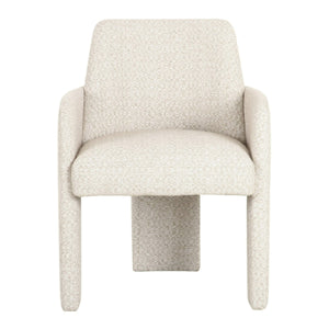 Cando - Modern Beige Fabric Dining Chair