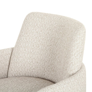 Cando - Modern Beige Fabric Dining Chair — view 4