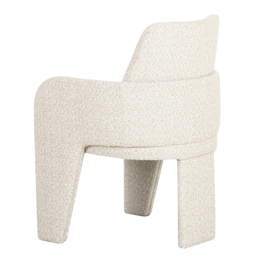 Cando - Modern Beige Fabric Dining Chair — view 2