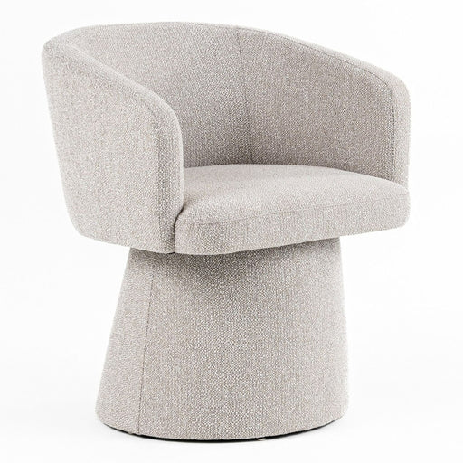 Linton - Modern Light Grey Fabric Dining Chair