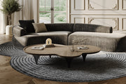 Beulah - Modern Free Form Dark Ash Coffee Table — view 2
