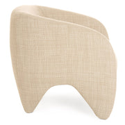 Halton - Modern Beige Fabric Accent Chair — view 5