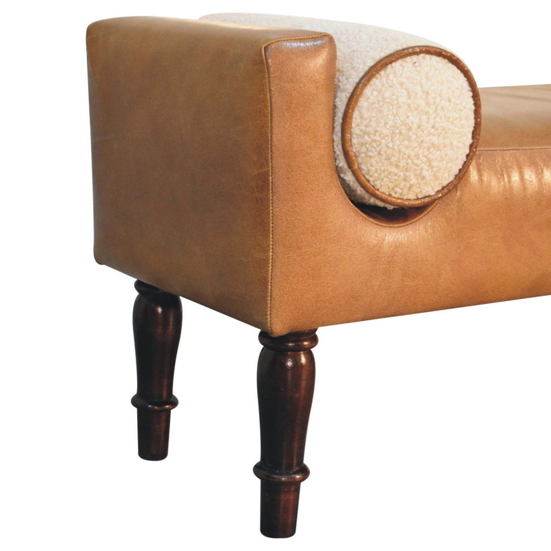 Buffalo - Chester Bench - Walnut - R&R Furniture Gallery (Fountain Valley, CA)